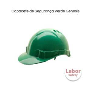 Capacete de Segurança Verde Genesis