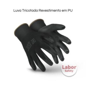 Luva Tricotada Revestimento em PU