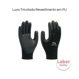 Luva Tricotada Revestimento em PU