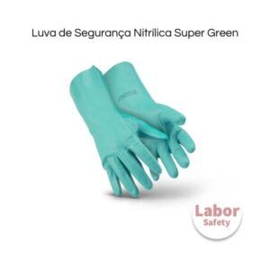 Luva de Segurança Nitrílica Super Green