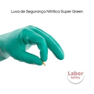 Luva de Segurança Nitrílica Super Green