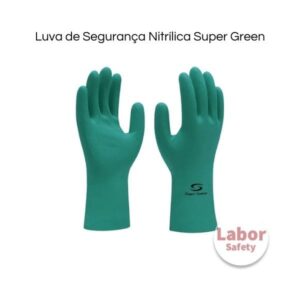 Luva de Segurança Nitrílica Super Green