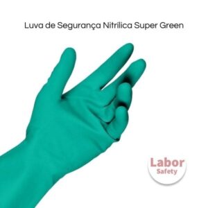 Luva de Segurança Nitrílica Super Green