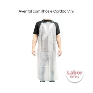 Avental com Ilhós e Cordão Vinil