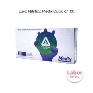 Luva Nitrílica Medix Caixa c_100