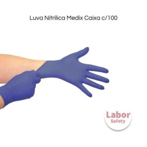 Luva Nitrílica Medix Caixa c_100