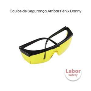 Óculos de Segurança Ambar Fênix Danny