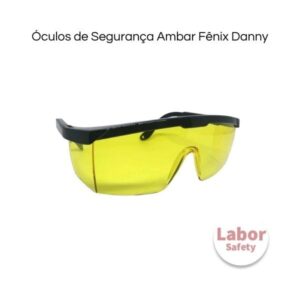 Óculos de Segurança Ambar Fênix Danny