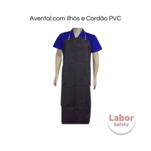 Avental com Ilhós e Cordão PVC