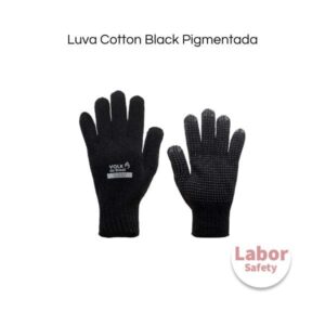 Luva Cotton Black Pigmentada