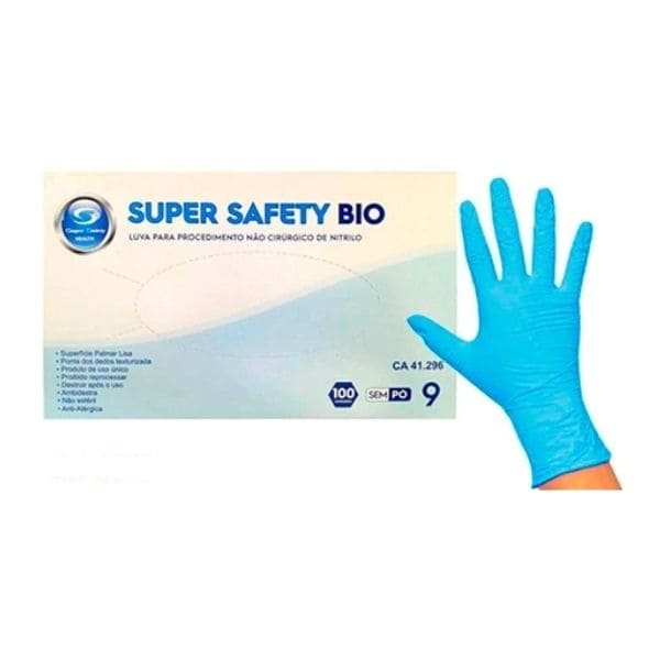Luva Para Procedimento Não Cirúrgico de Nitrilo
